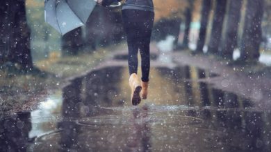 تفسير حلم المشي على ماء المطر في المنام